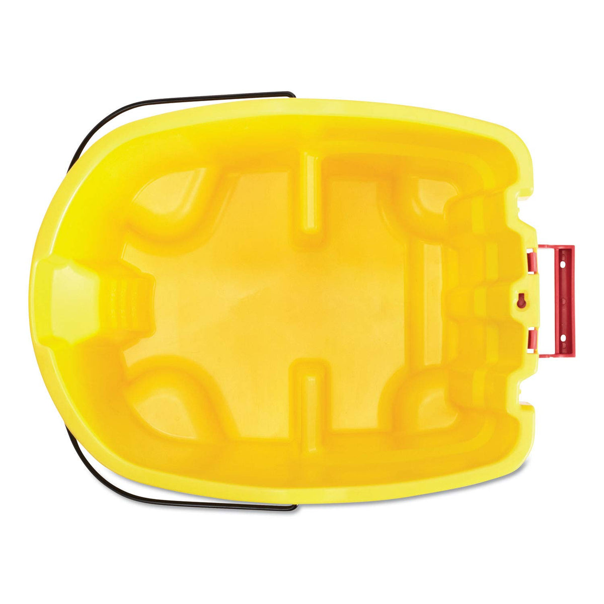 Yellow 35-Quart Mopping Bucket with Caster Kit C740817