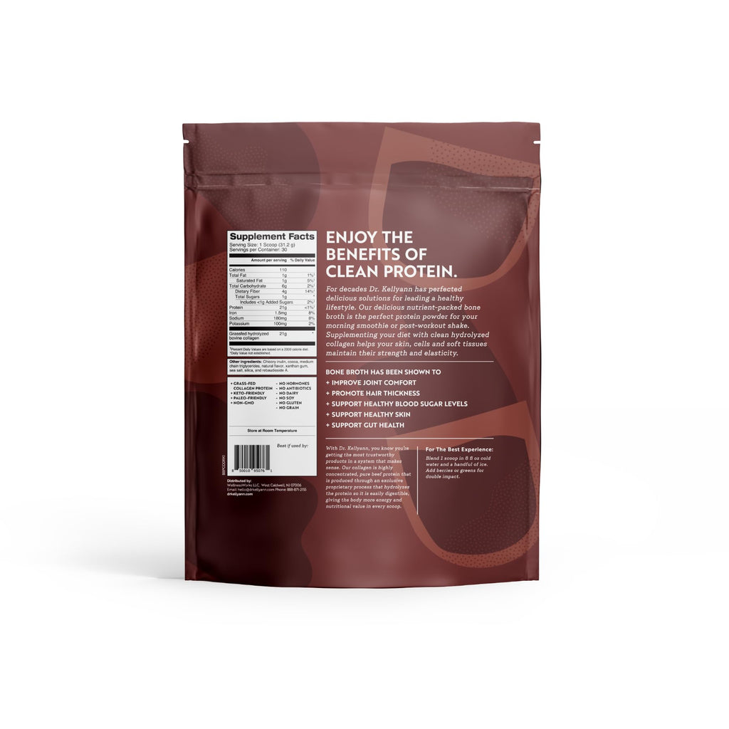 Chocolate Bone Broth Protein Powder 30 Servings M9457