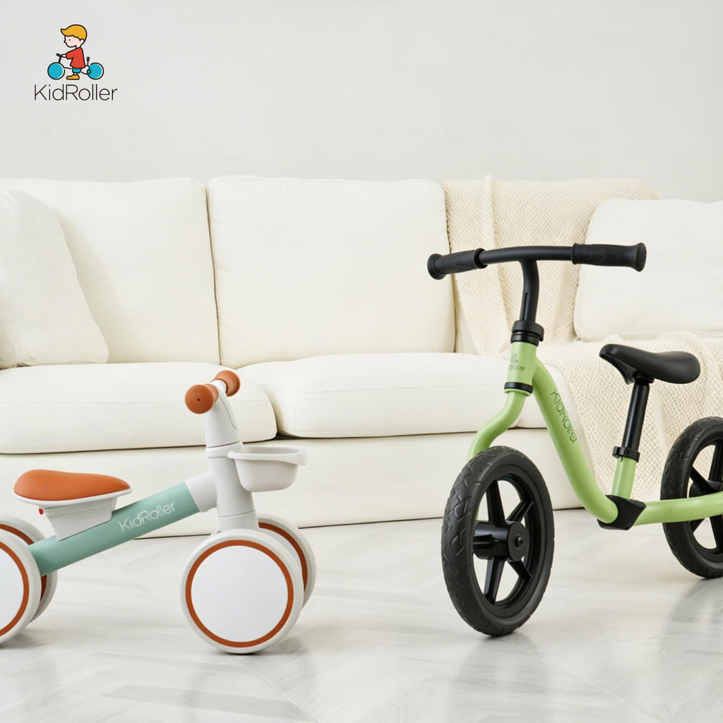 Pink Toddler Balance Bike with Adjustable Seat and Front Basket S64735