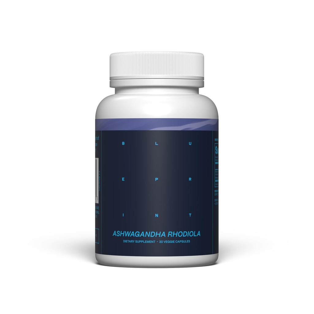 Ashwagandha & Rhodiola 120mg Adaptogen Capsules 30 Vegan Capsules X5008