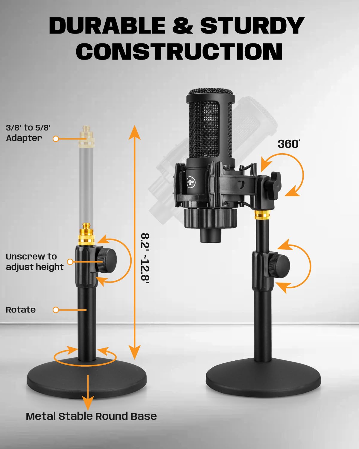 XLR Condenser Microphone with 26mm Large Diaphragm J176152