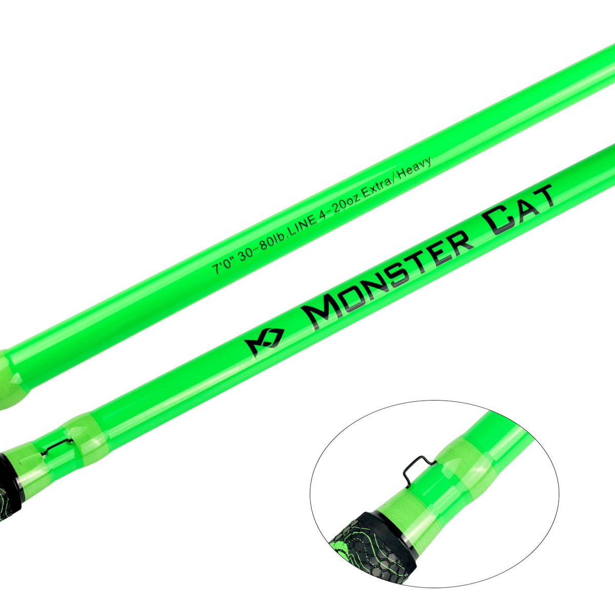 7' Glow Catfishing Casting Rod D666