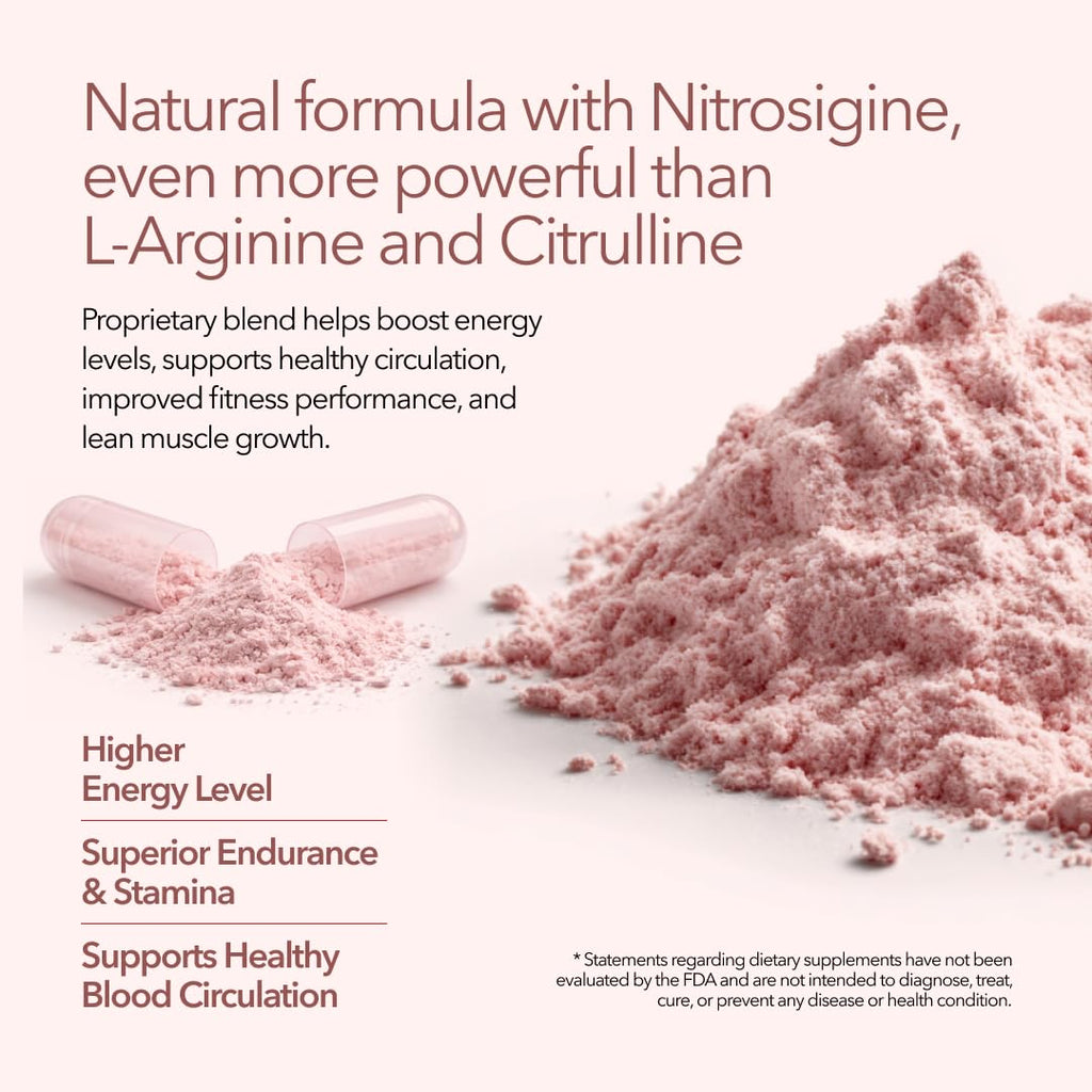 Nitric Oxide Supplements with Nitrosigine + S7 J349