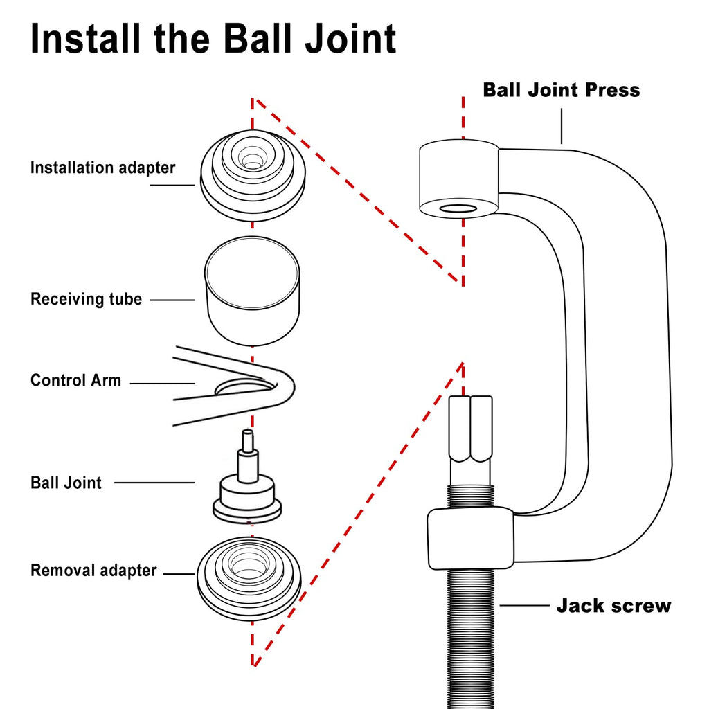 Heavy Duty Ball Joint Press Tool Kit Z929