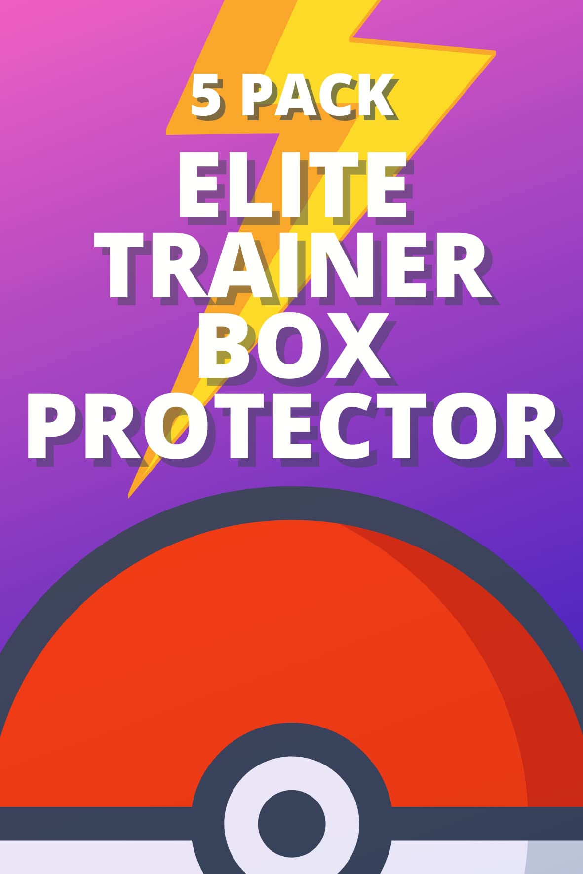 Clear Plastic Display Box for ETB Elite Trainer Box R15598