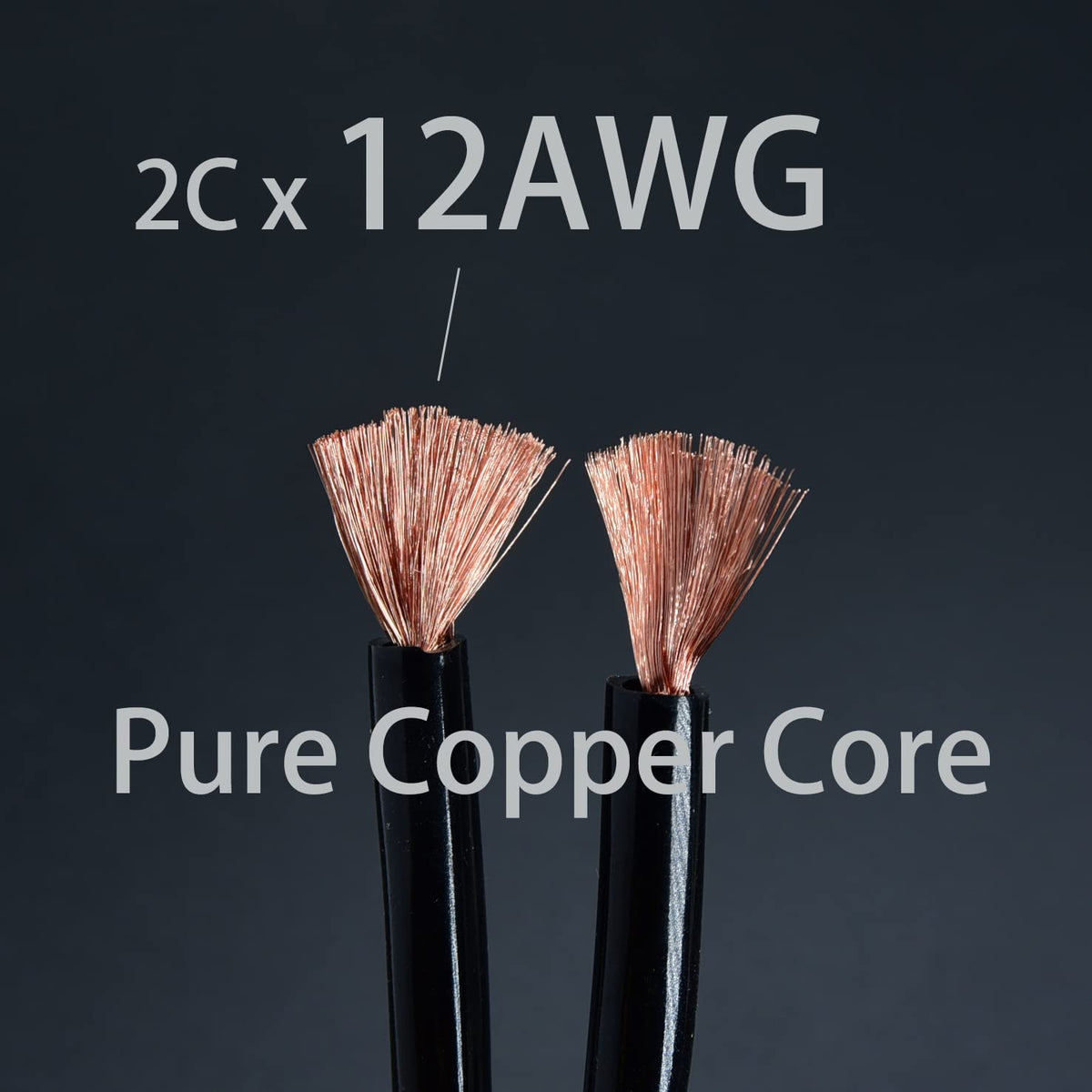 10ft 12awg Braided Speaker Cable R5191