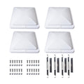 4 Pack 14 x 14 White RV Roof Vent Cover O40774