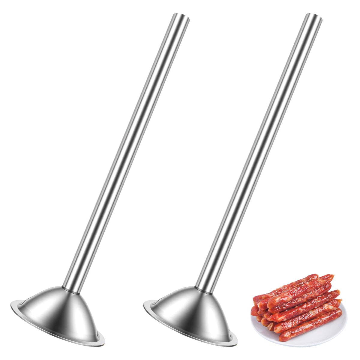 2 Pack 10mm Sausage Stuffer Tubes Z1781