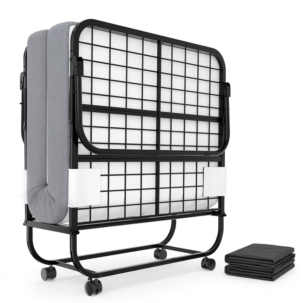 Folding Bed with Mattress O8851
