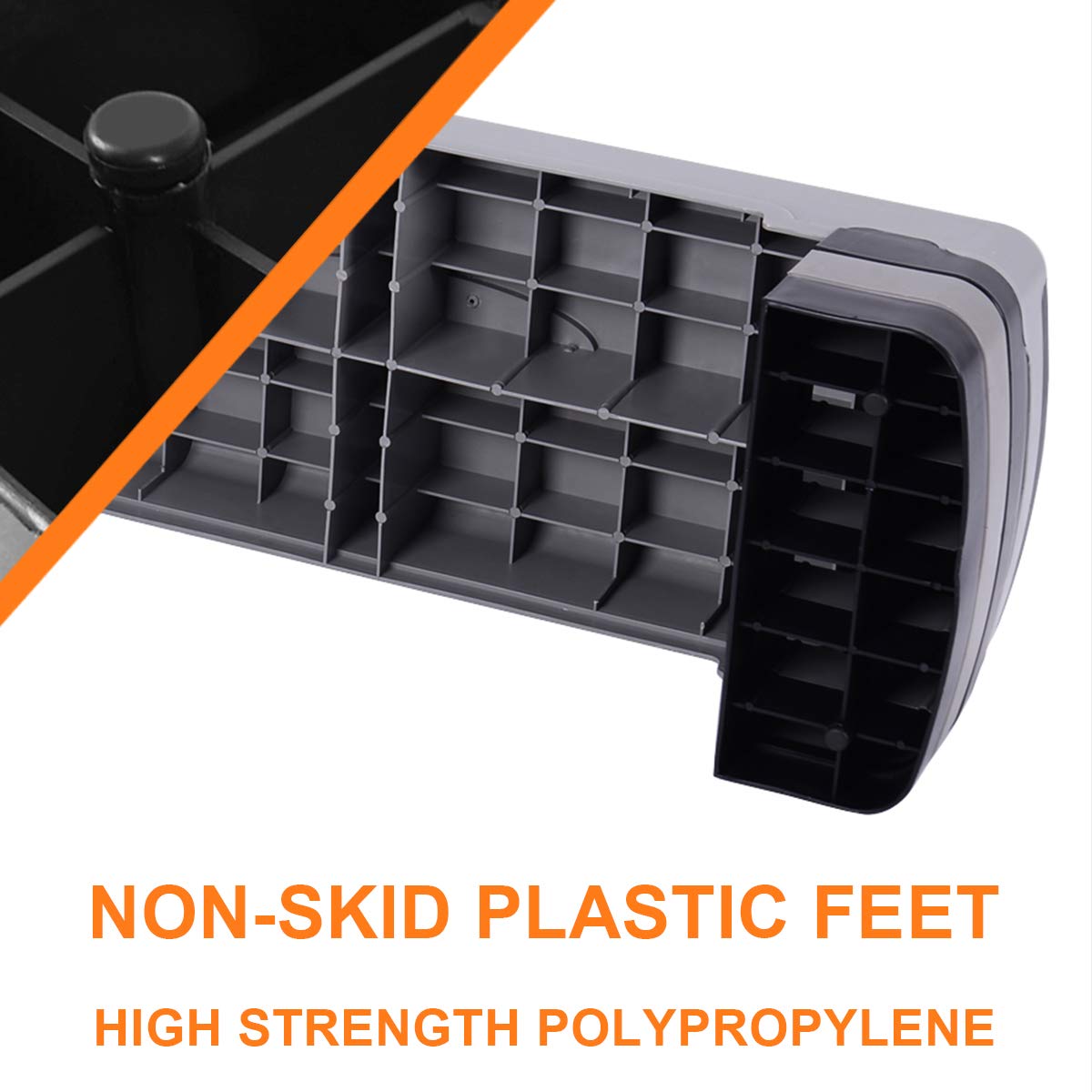 35" Height-Adjustable Non-Slip Aerobic Step Platform N4185