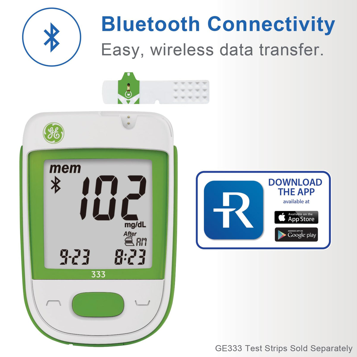 Bluetooth Blood Glucose Monitor System O56619