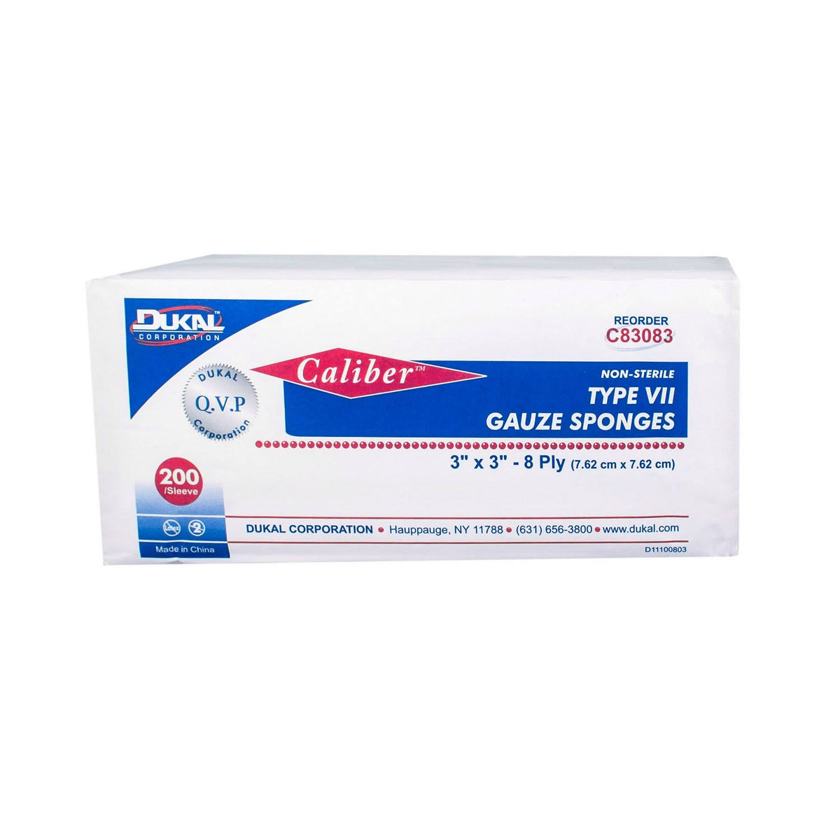 8 Ply Non-Sterile Gauze 200 per Bag 20 Bags per Case I83935