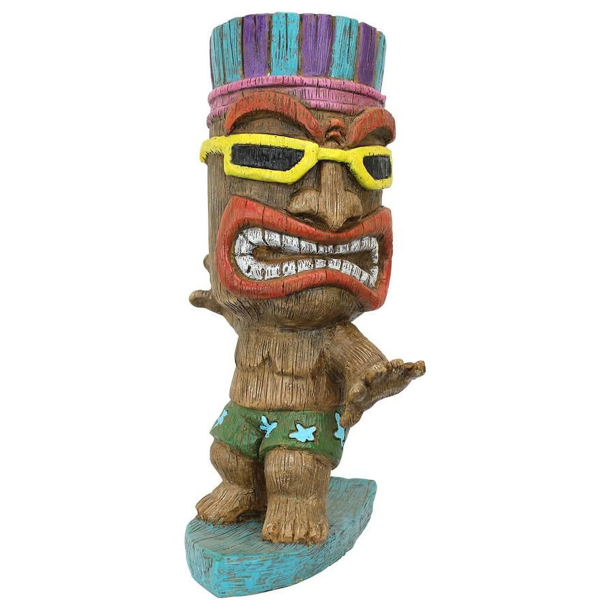 Kahuna Tiki Surfer Dude Statue P7593