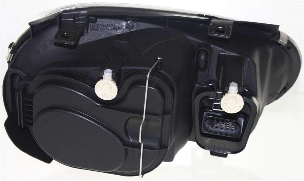 Headlight for 1999-2002 Volkswagen Cabrio Driver and Passenger Side w/Bulbs E6840