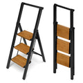 3 Step Aluminum Foldable Step Stool H31411