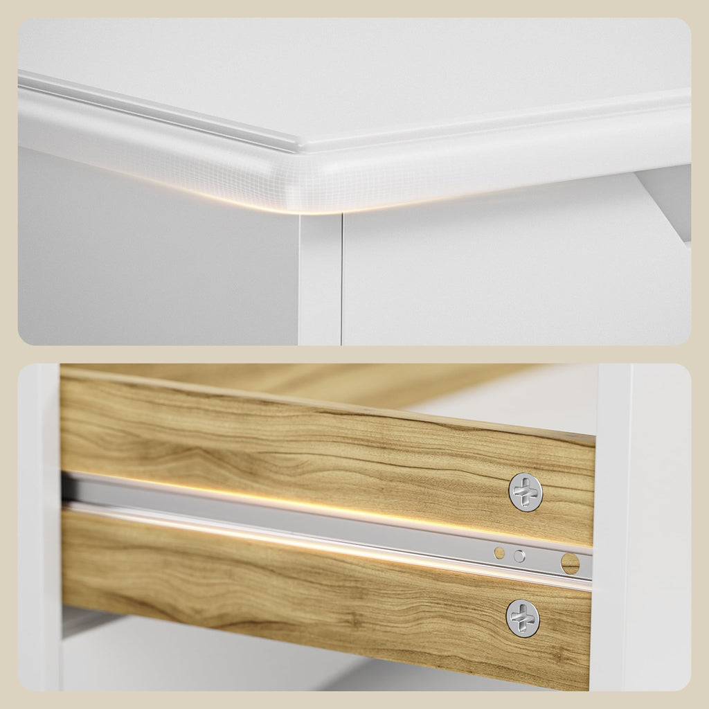 White 6 Drawer Dresser G186089