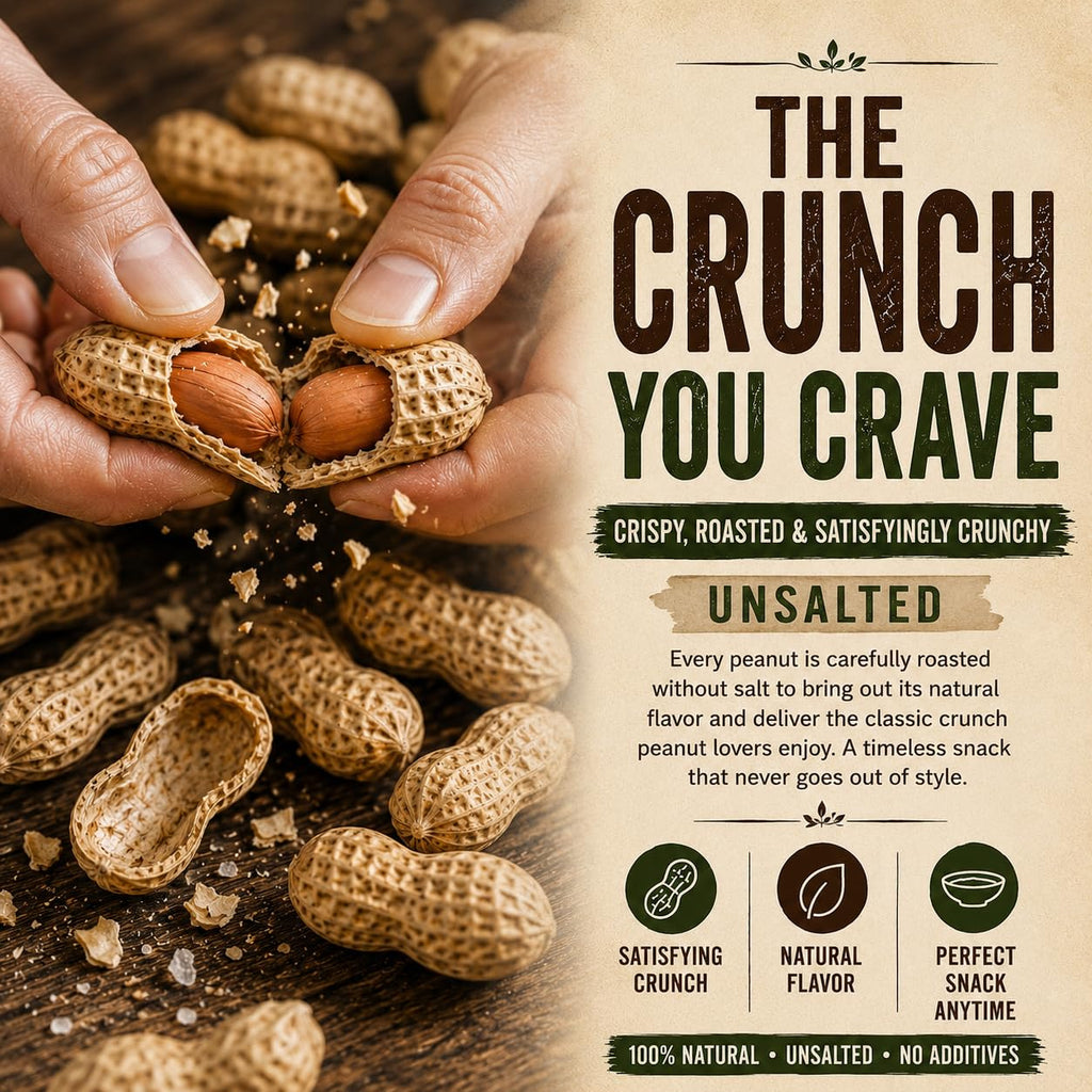 1 LB Unsalted Roasted Peanuts In Shell K158808