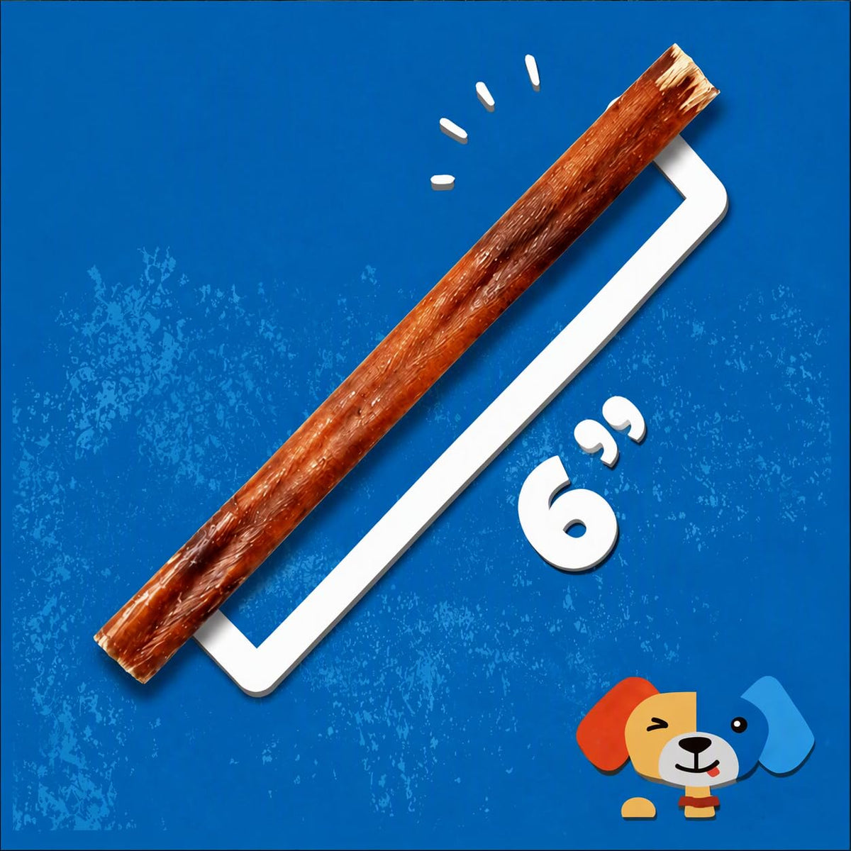6 Inch Bully Sticks for Dogs 25 Ct J247893