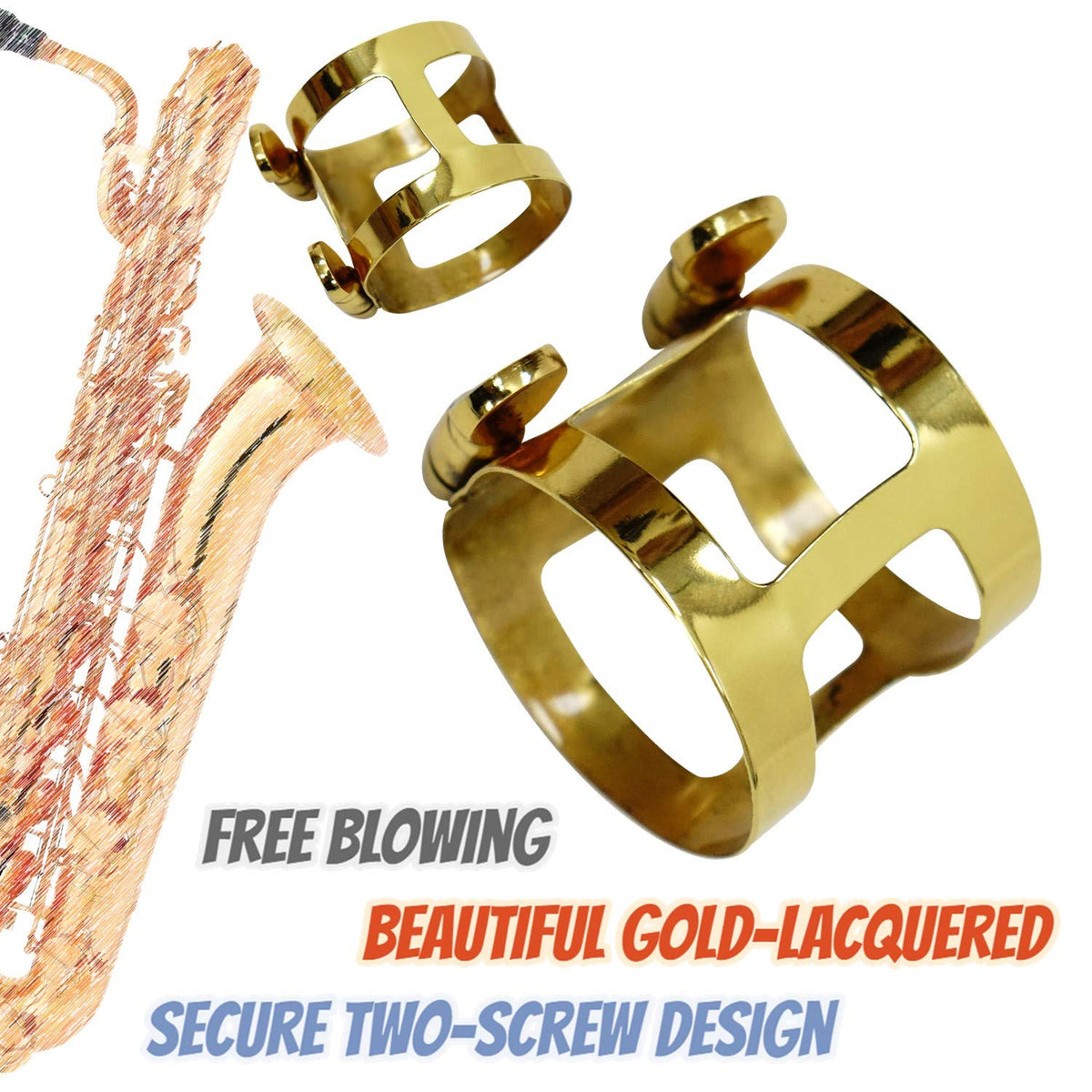 Baritone Saxophone Mouthpiece Kit Standard Set with ABS 4C Mouthpiece Z565