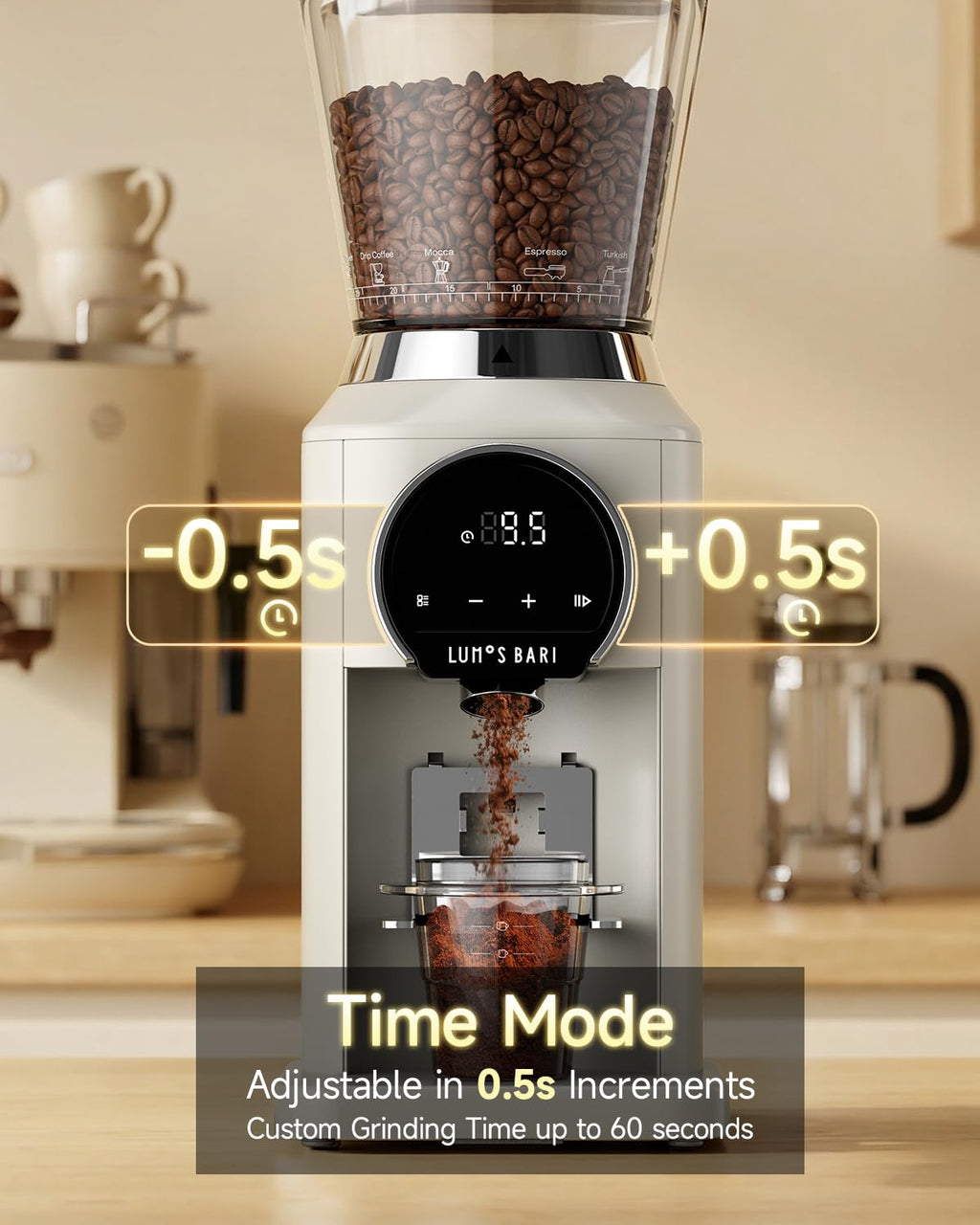 Conical Burr Coffee Grinder, 34 Settings M4200