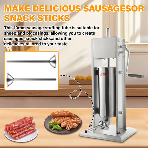 2 Pack 10mm Sausage Stuffer Tubes Z1781