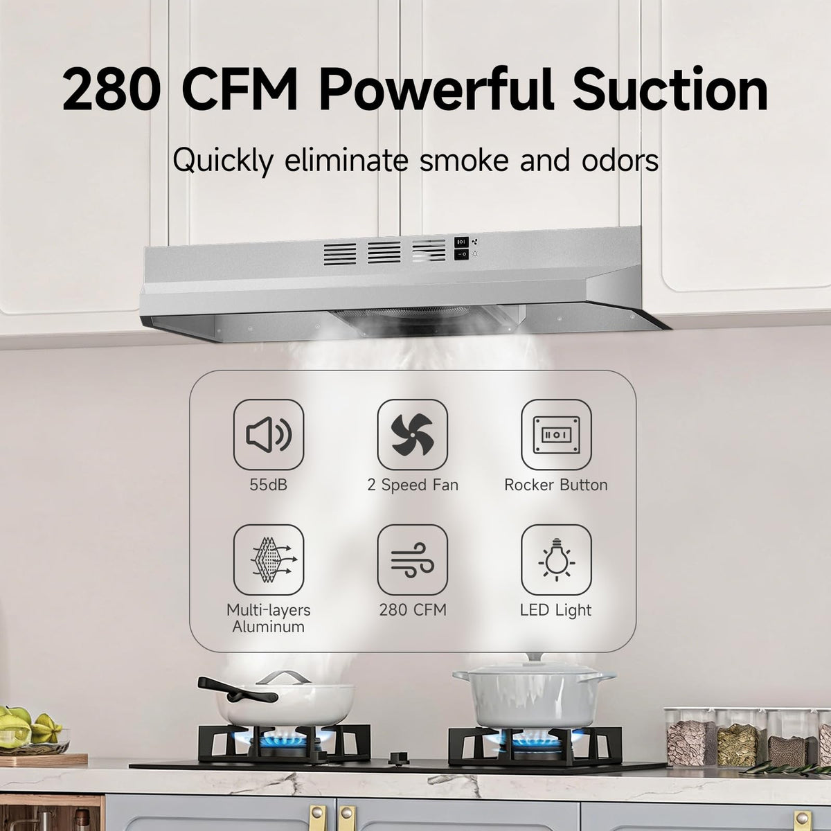Stainless Steel Under Cabinet Range Hood G387467