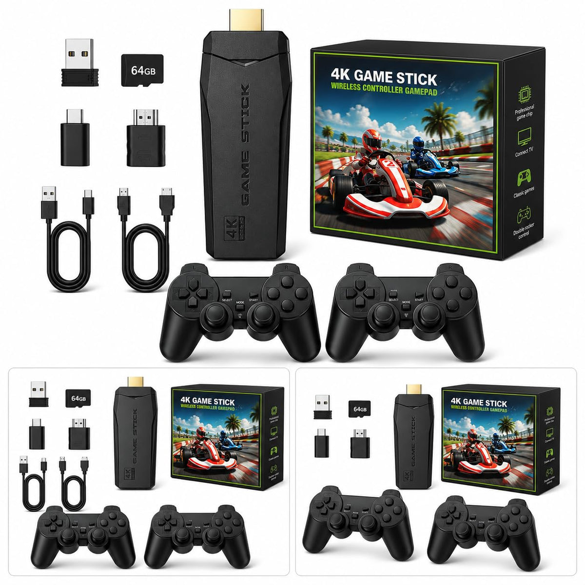 Retro Gaming Console 4K HDMI with 20,000+ Built-in Classic Video Games R6977