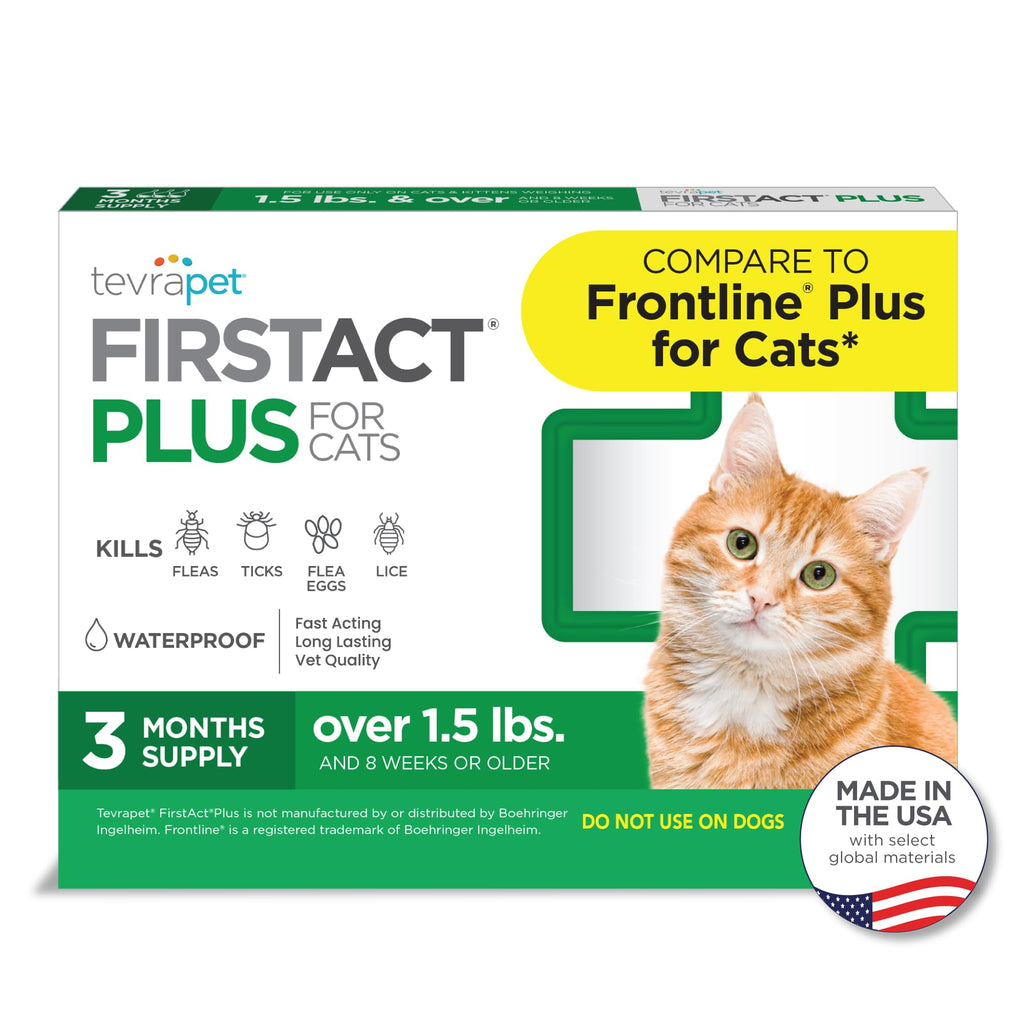 Flea and Tick Topical for Cats 3 Dose T36075