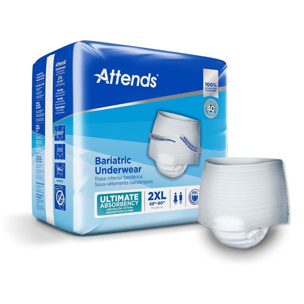 2X-Large Adult Incontinence Underwear, 12 ct J997798