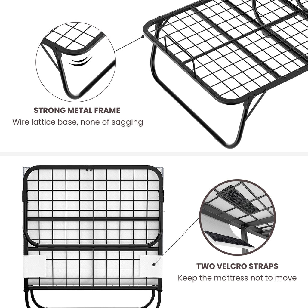 Folding Bed with Mattress O8851