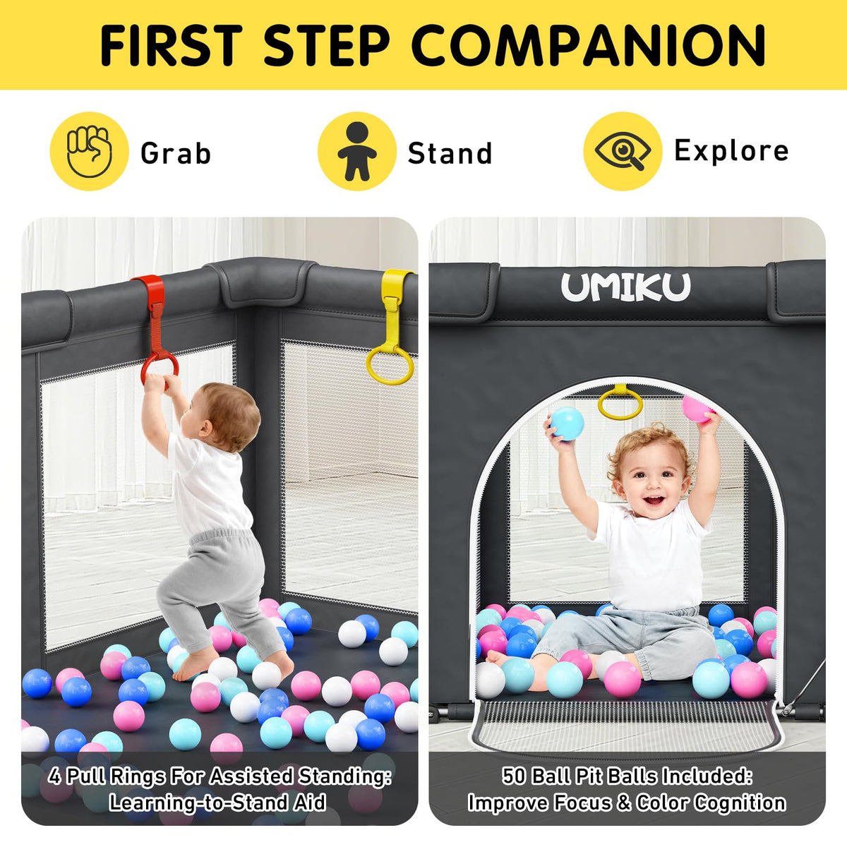 Foldable Baby Playpen 50X50 Q391