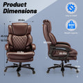 Big and Tall Office Chair with Adjustable Headrest W429372