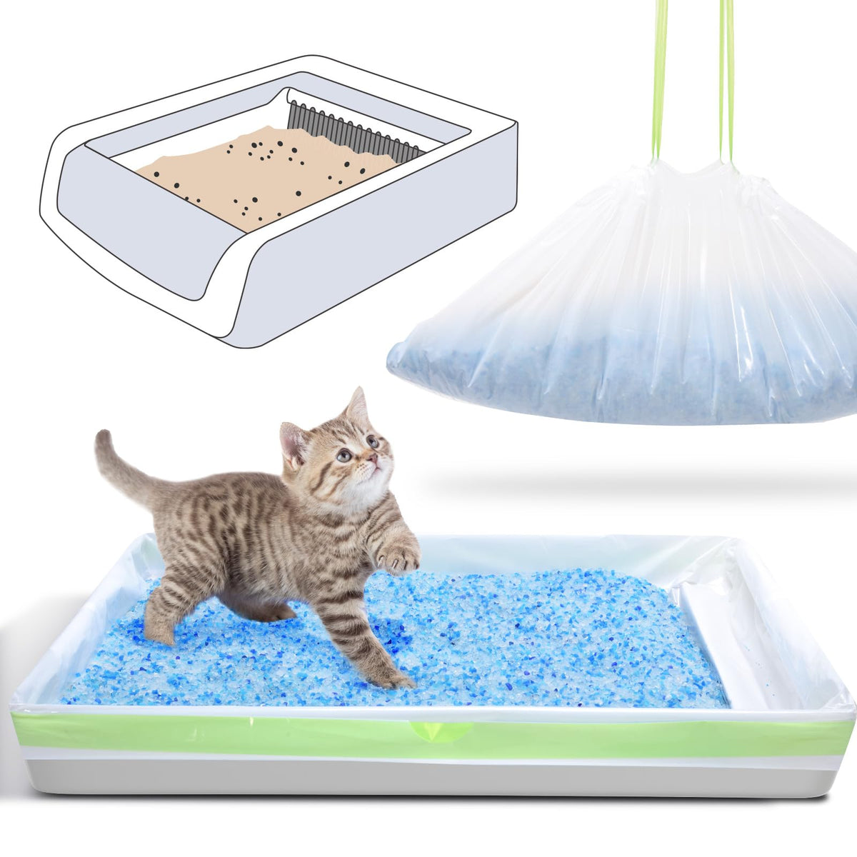 Cat Litter Liners 15 Count I336