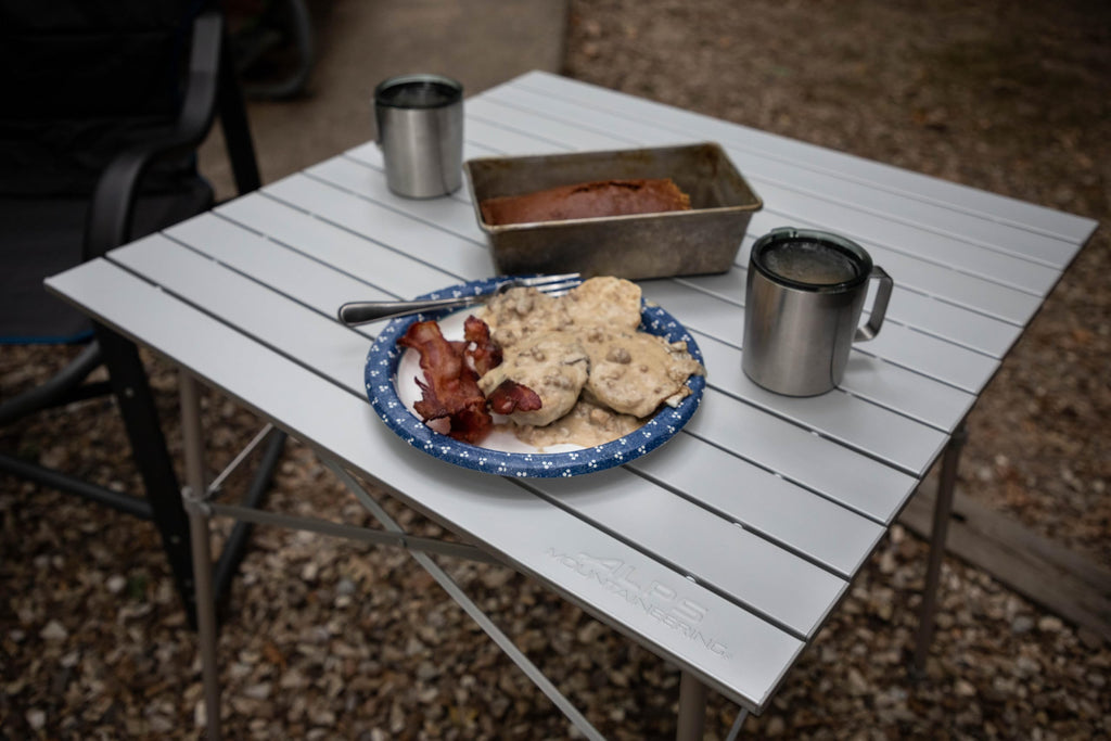 Aluminum Roll-Top Camp Table R96631