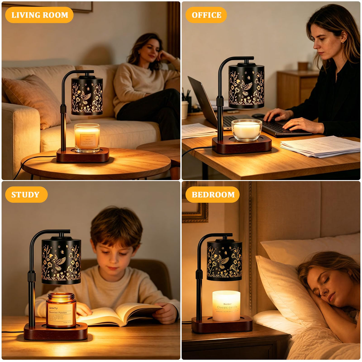 Candle Warmer Lamp with Timer & Dimmer A811