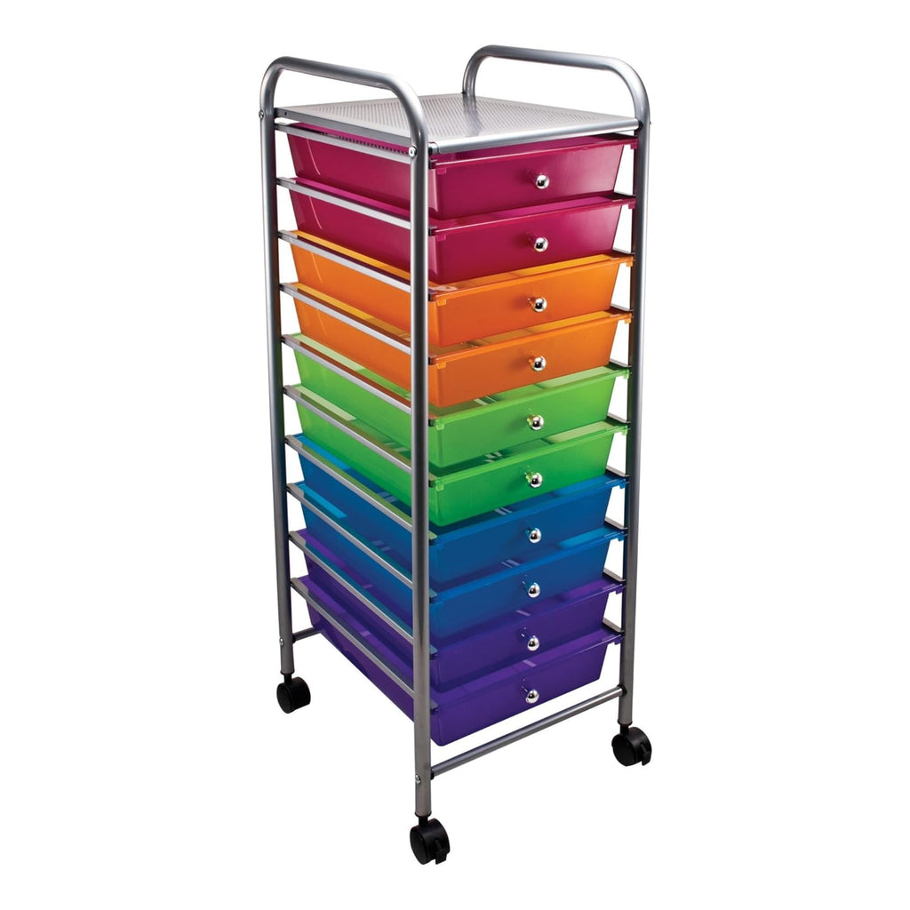 10 Drawer Rolling Storage Cart G3295