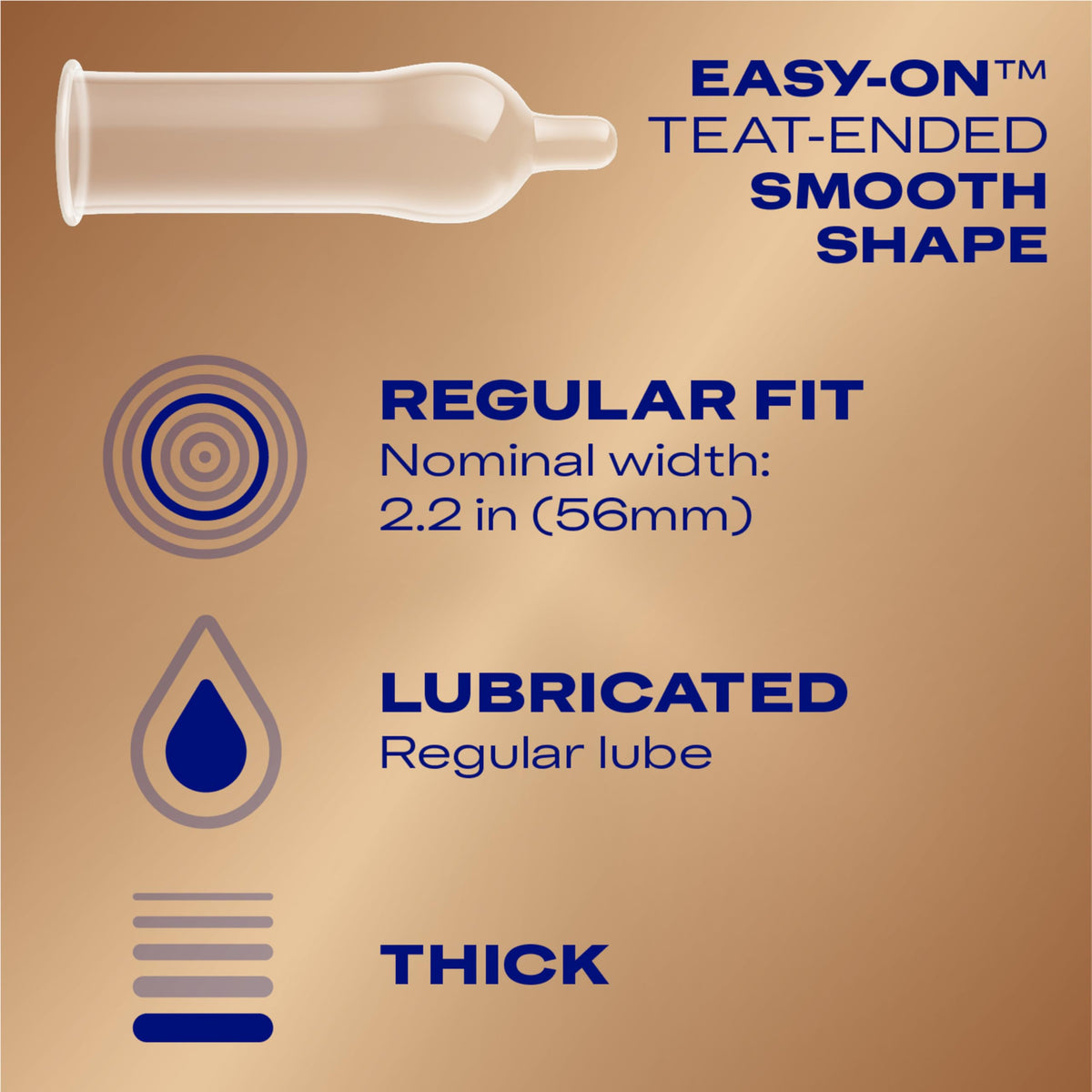 Non Latex Lubricated Condoms, 36 count T6142