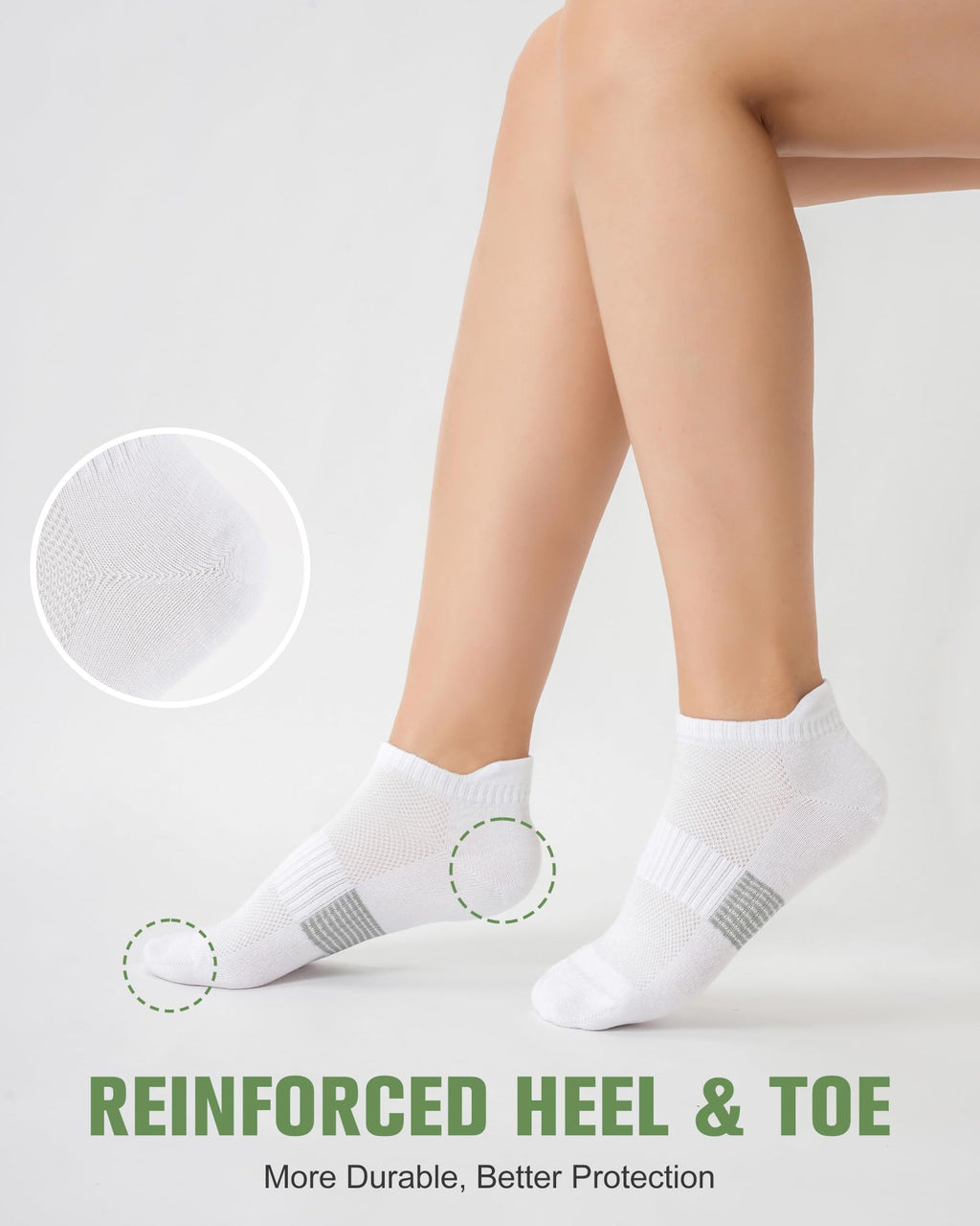 Women's Bamboo Viscose Ankle Socks, 6 Pairs N98980