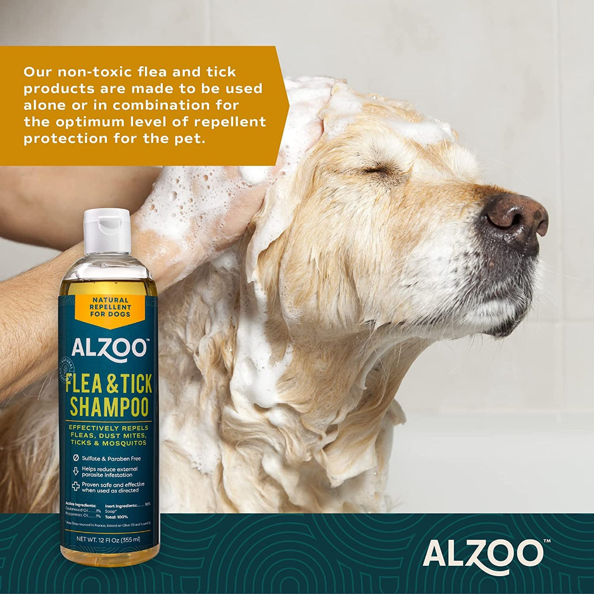Plant Based Flea and Tick Repellent Dog Shampoo 12 Fl. Oz. D175515
