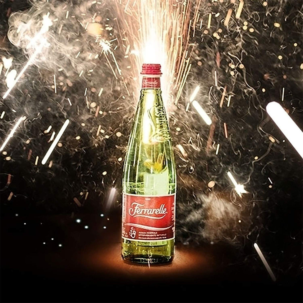 Sparkling Natural Mineral Water 750 mL 6 Glass Bottles L6682