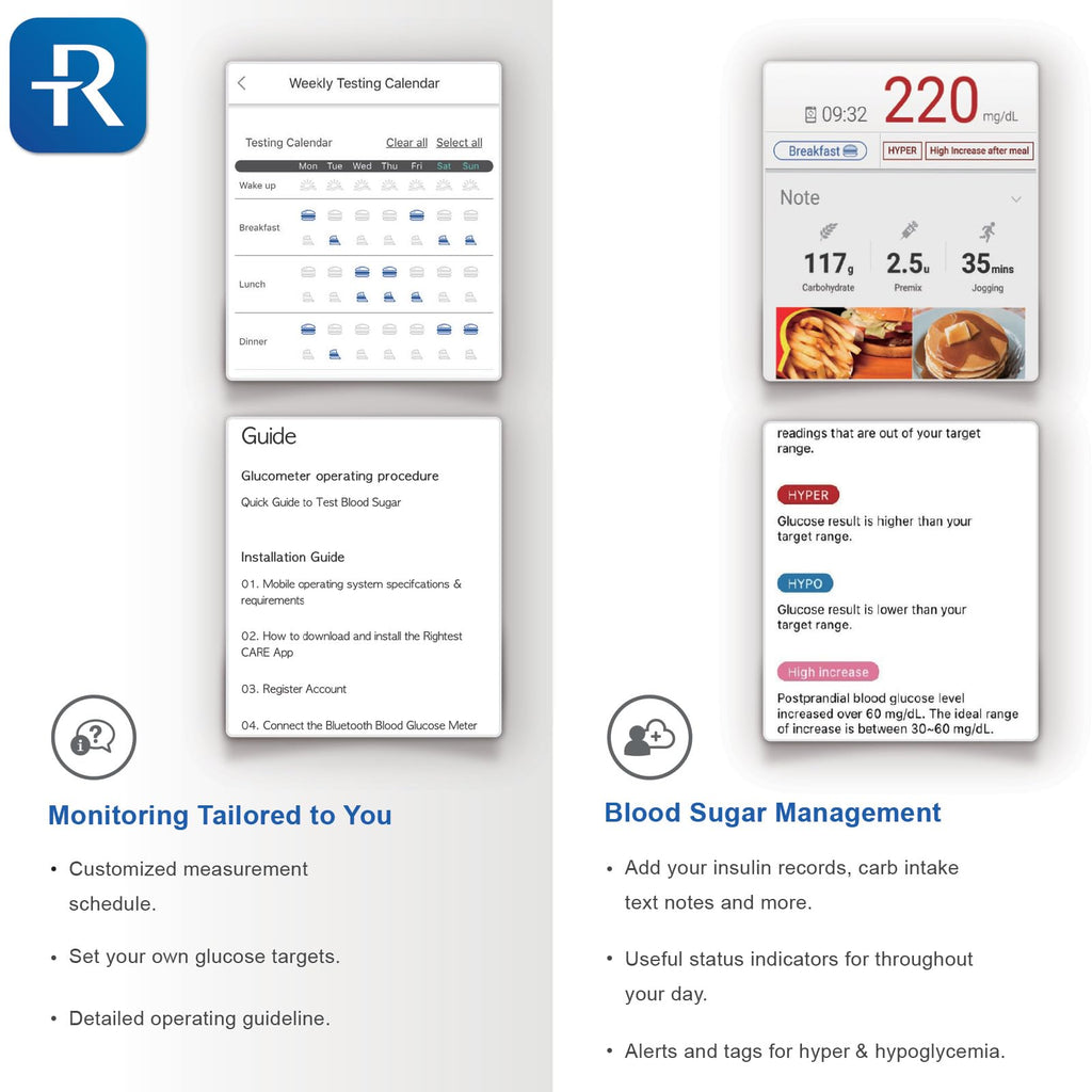 Bluetooth Blood Glucose Monitor System O56619