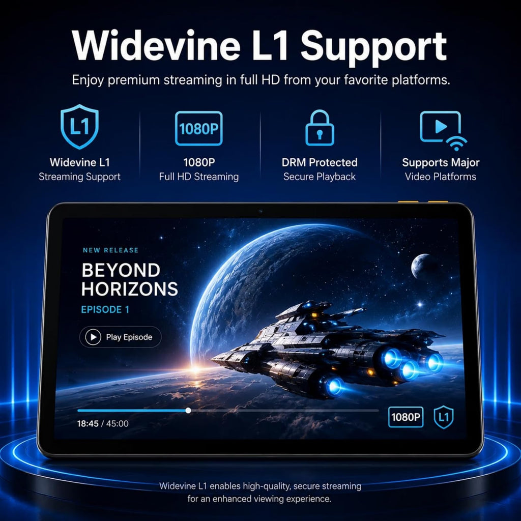 Android 15 Tablet 10.1 in 12GB RAM 64GB ROM L108219