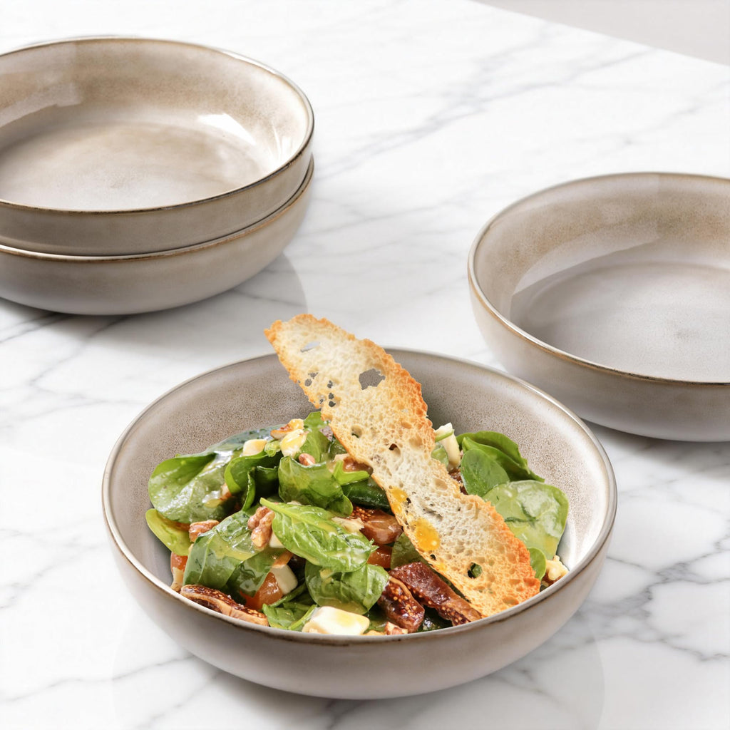 8.75'' 38oz Ceramic Pasta Bowls Set of 4 Q683640