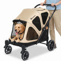 Foldable Dog Stroller with Ramp J11504