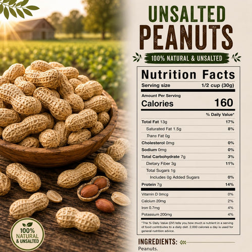 1 LB Unsalted Roasted Peanuts In Shell K158808