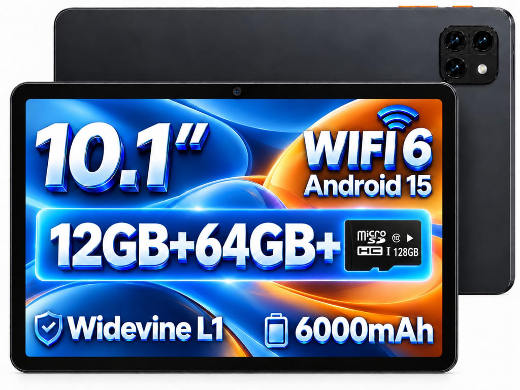 Android 15 Tablet 10.1 in 12GB RAM 64GB ROM L108219