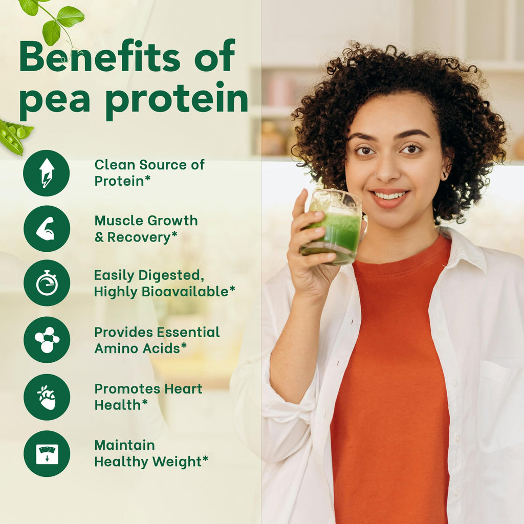 Organic Pea Protein Powder 2.62lbs A3721