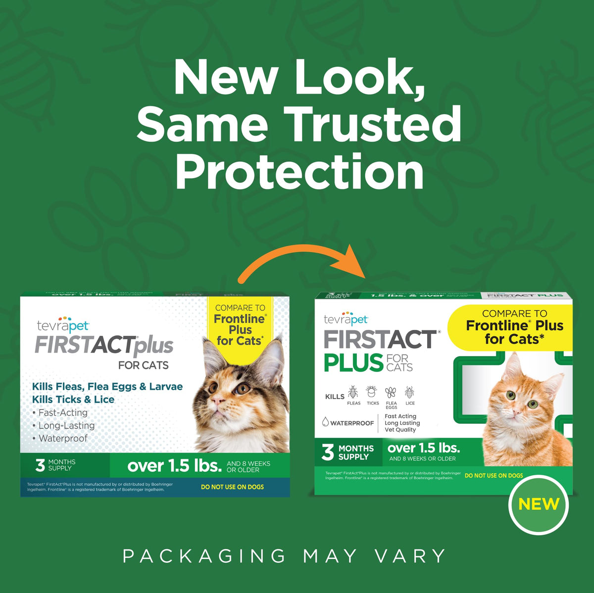 Flea and Tick Topical for Cats 3 Dose T36075