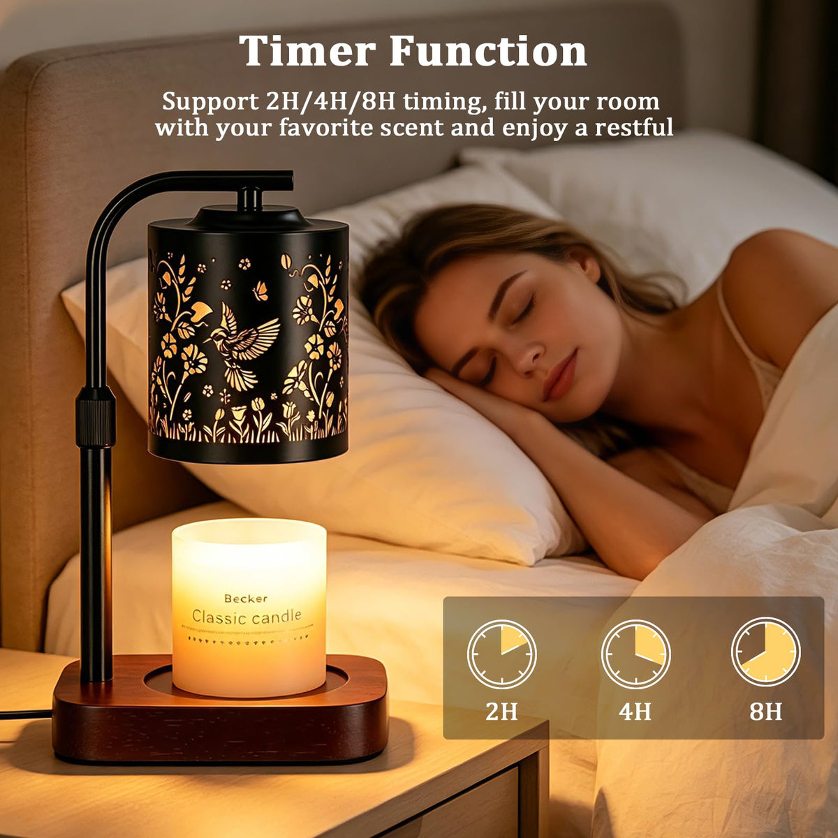 Candle Warmer Lamp with Timer & Dimmer A811