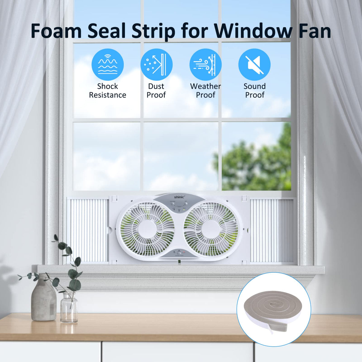 9" Reversible 3-Speed Window Fan G706472